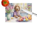 NEW Decorating Easter Otterhound Glass Cutting Board Decorative Tempered Glass Kitchen Cutting and Serving Board Large Size Chopping Board