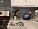 NEW Decorating Easter White Poodle Glass Cutting Board Decorative Tempered Glass Kitchen Cutting and Serving Board Large Size Chopping Board