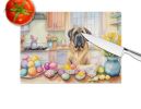 NEW Decorating Easter Mastiff Glass Cutting Board Decorative Tempered Glass Kitchen Cutting and Serving Board Large Size Chopping Board