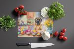 NEW Decorating Easter Mastiff Glass Cutting Board Decorative Tempered Glass Kitchen Cutting and Serving Board Large Size Chopping Board