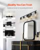 5-Light Modern Bathroom Vanity Light 37.1-Inch Wall Light Fixtures Over Mirror