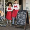 40 Inch Wood A-Frame Sidewalk Wedding Signage Chalkboard