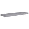 Floating Wall Shelf Gray 31.5"x9.3"x1.5" MDF