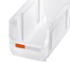Plastic Stackable Storage Bins, 10.9 x 5.5 x 5.1 inch (8 Pack), Plastic Containers for Organizing & Storage Bins for Closet, Garage, Small Parts