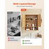 Bathroom Wall Cabinet, 2 Doors and Adjustable Shelf, Over the Toilet Storage Medicine Cabinet Wall Mounted