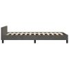 Bed Frame without Mattress Dark Gray Twin XL Velvet