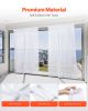 Sheer Curtains 42 W x 84 L inches 2 Panels Window Drapes Rod Pocket Polyester
