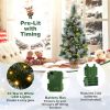 3 FT Pre-Lit Artificial Mini Christmas Tree