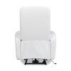 Bloomy 35.5" High-Back Power Recliner Motion Chair, Chiffon White Boucle