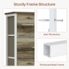 8 Drawers Fabric Drawer Cabinet, Clothes Storing, Strong TV Stand, for Bedrooms, Wardrobes, Entryways, and Living Rooms, Oak