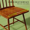 One set of two dining chairs, kitchen chair, living room chair, light brown