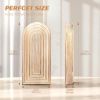 Pine Wood Set of 2 Wall Vases Ã¢â‚¬â€œ Farmhouse Wall Decor for Bedroom, Living Room