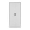 Canaan 2-Piece Bedroom Set, Armoire + Dresser, White