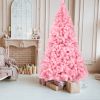 FCH 7ft 1800 Branch PVC Branch Iron Bracket Christmas Tree Pink