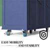 Kitchen Island, Kitchen Cart, Tableware Cabinet, Blue