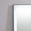36 inch LED Lighted Bathroom Wall Mounted Mirror with High Lumen+Anti-Fog Separately Control
