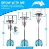 Portable Basketball Goal System with Stable Base and Wheels