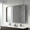32"x48" Rectangular Bathroom Mirror Vanity Wall Mounted Mirror with Deep Frame, Silver