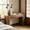160 Cm Rustic Console Table Dining Table with Stable Legs Flurtisch Sofa Table Traditional Home Decor Furniture