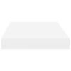 Floating Wall Shelves 2 pcs White 15.7"x9.1"x1.5" MDF