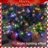 6FT PVC Festive Atmosphere Christmas Tree with 976 Branch Tips, 330 LED Lights and 11 Functions