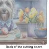 NEW Decorating Easter Skye Terrier Glass Cutting Board Decorative Tempered Glass Kitchen Cutting and Serving Board Large Size Chopping Board
