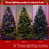 6FT PVC Festive Atmosphere Christmas Tree with 976 Branch Tips, 330 LED Lights and 11 Functions