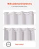 Blackout Curtains 84 Inch Length 2 Panels Set 52 Inch Wide Each for Bedroom