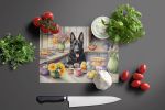 Decorating Easter German Shepherd Glass Cutting Board Decorative Tempered Glass Kitchen Cutting and Serving Board Large Size Chopping Board
