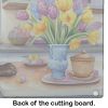 NEW Decorating Easter Boykin Spaniel Glass Cutting Board Decorative Tempered Glass Kitchen Cutting and Serving Board Large Size Chopping Board