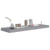 Floating Wall Shelf Gray 31.5"x9.3"x1.5" MDF