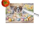 NEW Decorating Easter Saint Bernard Glass Cutting Board Decorative Tempered Glass Kitchen Cutting and Serving Board Large Size Chopping Board