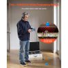 Pipe Water Leak Detector for Indoors, 1Hz-10000Hz, 7" Touchscreen Plumbing Water Leakage Detection Locator with Horizontal & Vertical Sensors