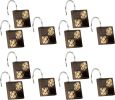 12pc Zambia Animal Shower Curtain Set & Hooks - Classic Fabric Shower Curtain - Unique Western Country Design