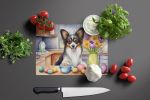 NEW Decorating Easter Papillon Glass Cutting Board Decorative Tempered Glass Kitchen Cutting and Serving Board Large Size Chopping Board