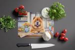 NEW Decorating Easter Chow Chow Glass Cutting Board Decorative Tempered Glass Kitchen Cutting and Serving Board Large Size Chopping Board