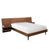king Bed with 2 nighstand