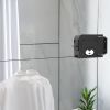 SOGA 2X 160mm Wall-Mounted Clothes Line Dry Rack  Foldable Hanger Black