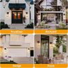 Porch Lights Outdoor Wall Light Fixture 2pcs Matte  oughened