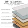 32*70inch full-body floor mirror with Artificial wood frame, elegant design and durability, a must-have for bedrooms, clothing stores and salons