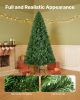 VEVOR Christmas Tree, 7.2ft Artificial Xmas Tree, Full Holiday Decor Trees with 1346 Branch Tips & Sturdy Metal Base for Home Party Office Decoration