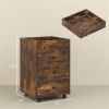 Bathroom Storage Cabinet-Brown (Swiship-Ship)(Prohibited by WalMart)