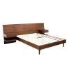 king Bed with 2 nighstand