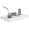 Floating Wall Shelves 2 pcs White 15.7"x9.1"x1.5" MDF