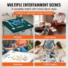 VEVOR Mahjong Table Fold-in-Half 4 Player Card Table & Wear-Resistant Tabletop