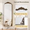 66"x 21" Vintage Arched Full Length Mirror Floor Mirror with Metal Frame, Antique Bronze