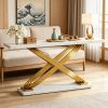 Modern Art Marble Console Table Entrance Sofa Back Couch Side Table Home Decorative Tables Living Room Furniture