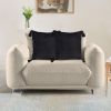 SOGA 2X Black Vintage Butterfly Pillow Tassel Velvet Square Throw Pillow