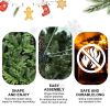 4ft PE/PVC Hybrid Automatic Tree Steel Wire + Wire Artificial Christmas Tree