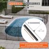 Pool Fence, 4 x 96 FT Pool Fences for Inground Pools, Removable Child Safety Pool Fencing, Easy DIY Installation Swimming Pool Fence